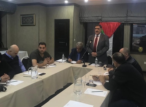 جاليتنا في قيرغيزيا تعقد مؤتمرها السنوي وتجدد البيعة للرئيس عباس