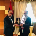 المستشار رحال يبحث مع وزير ليبي الصعوبات التي تواجه أبناء الجالية الفلسطينية