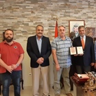 السفير طوباسي يستقبل قيادة جبهة نقابات عمال اليونان.