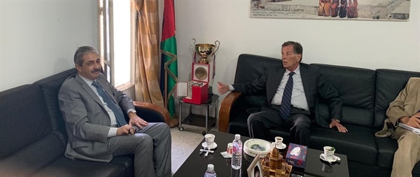 السفير الفاهوم يستقبل  رئيس حزب التكتل