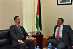 Ambassador Shamieh meets with the Chinese ambassador in the State of Palestine