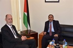 السفير شامية يستقبل القائم بأعمال مدير مكتب التمثيل الاسترالي