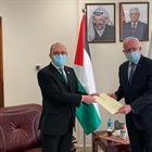 ‎الوزير د. المالكي يتسلم نسخة من أوراق اعتماد رئيس مكتب تمثيل المكسيك المعتمد لدى دولة فلسطين