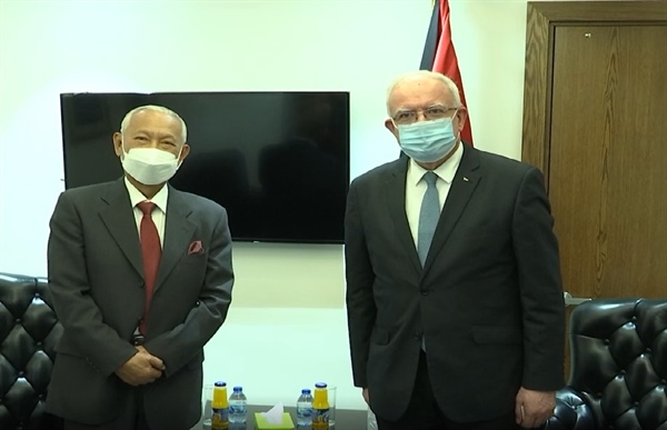 وزير الخارجية والمغتربين د. رياض المالكي يستقبل سفير جمهورية الفلبين غير المقيم والمعتمد لدى دولة فلسطين