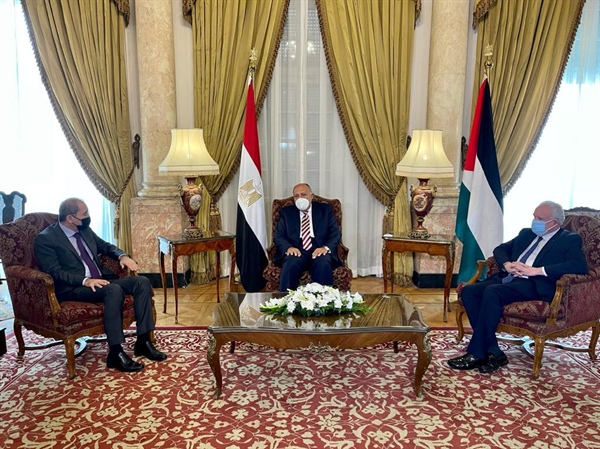 الوزير د. المالكي يبحث مع نظيريه المصري والاردني اخر المستجدات