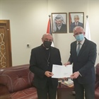 الوزير د. المالكي يودع القاصد الرسولي لدى دولة فلسطين بمناسبة انتهاء مهامه