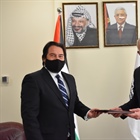 الوزير د. المالكي يتسلم نسخة من أوراق اعتماد ممثل جمهورية تشيلي لدى فلسطين