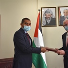 الوزير د. المالكي يتسلم نسخة من أوراق اعتماد ممثل جمهورية الهند لدى فلسطين