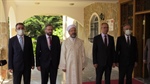 السفير مصطفى يستقبل رئيس الشؤون الدينية في زيارة تضامنية مع الشعب الفلسطيني