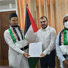 رسائل تضامنية مع شعبنا الفلسطيني من الاحزاب والجمعيات الاسلامية والوطنية في سريلانكا