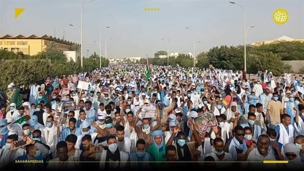 مسيرات حاشدة في موريتانيا لنصرة القدس و فلسطين