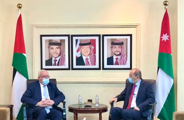 الوزير د.المالكي يبحث مع نظيره الاردني إطلاق تحرك دولي فاعل لانهاء الاحتلال