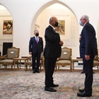 الوزير د. المالكي يسلم رسالة من الرئيس محمود عباس إلى نظيره العراقي