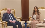 الوزير د. المالكي يبحث مع الوزيرة عكر آخر التطورات والمستجدات السياسية
