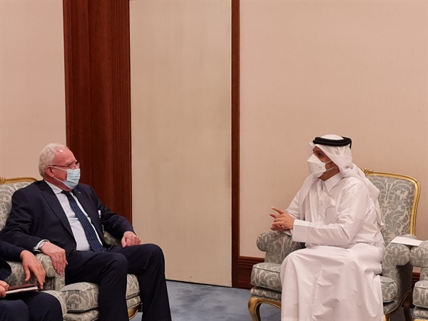 الوزير د. المالكي يلتقي نظيره القطري