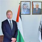 الوزير د. المالكي يلتقي بمبعوث الاتحاد الأوروبي لعملية السلام في الشرق الأوسط، سفين كوبمانس