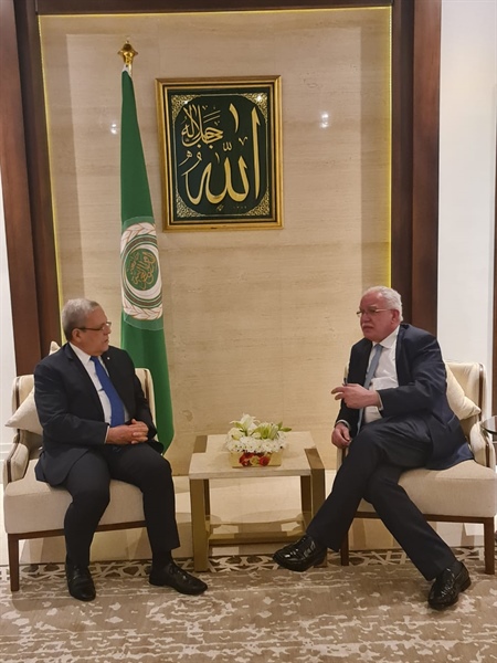 المالكي يبحث مع نظيره التونسي آخر التطورات السياسية بفلسطين