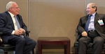 FM Dr. Maliki discusses developments with Syria’s FM Faisal Mekdad