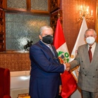 وزير خارجيه البيرو يجتمع مع سفير دوله فلسطين