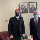 المالكي يلتقي المستشار الدبلوماسي "للأونروا"