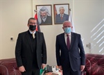 المالكي يلتقي المستشار الدبلوماسي "للأونروا"