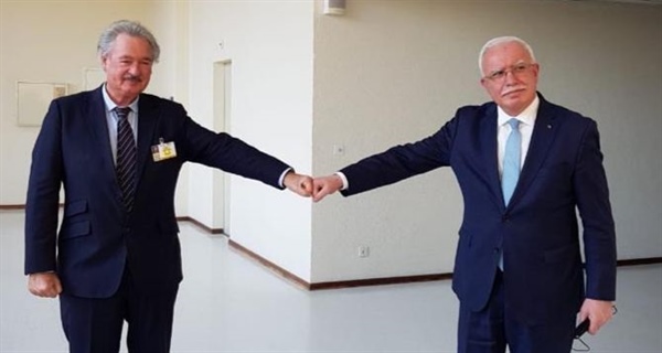 الوزير د. المالكي يلتقي نظيره وزير خارجية لوكسمبورغ.