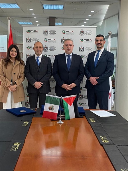 الوكالة الفلسطينية للتعاون الدولي ونظيرتها الوكالة المكسيكية توقعان مذكرة تفاهم للتعاون الدولي