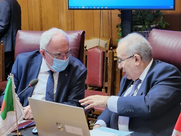 الوزير د.المالكي يبحث مع نظيره الجزائري آخر التطورات السياسية