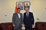 الوزير د.المالكي يستقبل رئيس اتحاد الجاليات الفلسطينية في أوروبا
