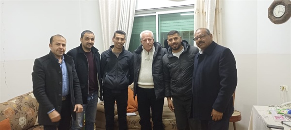 الخارجية والمغتربين// السفير الديك يستقبل رئيس وحدة الطلبة في سومي د.وسيم ابو داوود بمنزله بالدوحة- بيت لحم .