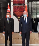 المالكي يستقبل نظيره السنغافوري ​