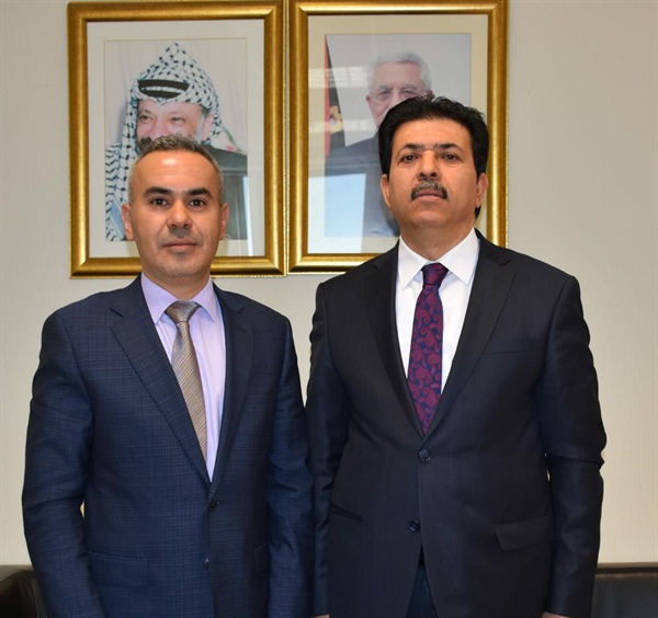 السفير أبو الرب يستقبل السفير التونسي