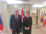 الوزير د. المالكي يطلع وزيرة الدولة لشؤون التعاون والتنمية الدولية السويدية على آخر التطورات