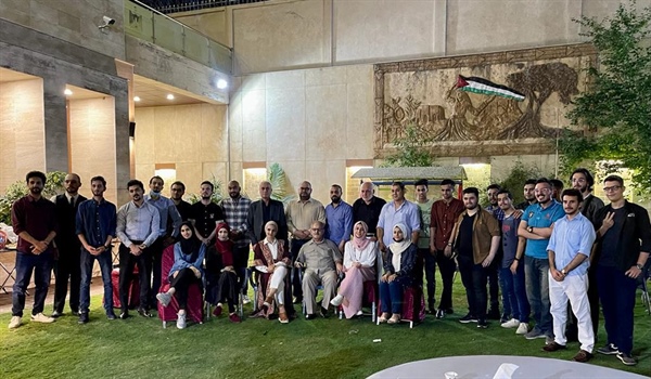 إفطار  رمضاني للطلاب الفلسطينيين في إسلام أباد