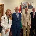 الوزير المالكي يلتقي مع رئيس تجمع الشخصيات المستقلة في فلسطين  السيد منيب المصري