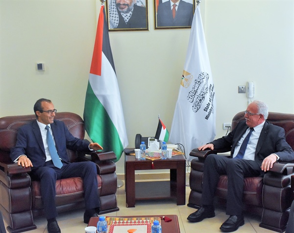 الوزير د. المالكي يلتقي  مساعد الأمين العام للشرق الأوسط وآسيا والمحيط الهادي في إدارة الشؤون السياسية وبناء السلام