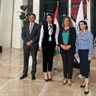 الوكيل د. جادو شكعة تطلع وفدا برلمانيا اوروبيا على اخر التطورات والمس­تجدات على الساحة الف­لسطينية
