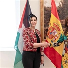الوكيل جادو شكعة تطلع نظيرتها الاسبانية على المستجدات السياسية الفلسطينية