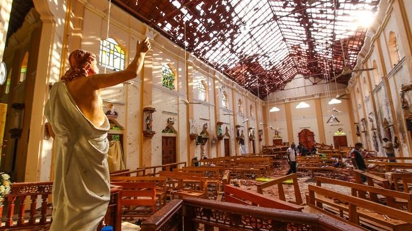 Palestinian Ministry of Foreign affairs and Expatriates , Strongly condemn the horrific terrorist attack in Sri Lanka