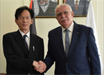 الوزير د. المالكي يُودع سفير الشؤون الفلسطينية وممثل اليابان لدى دولة فلسطين