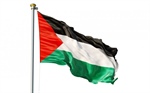 رفع العلم الفلسطيني في ساحة الأعلام في الدوحة