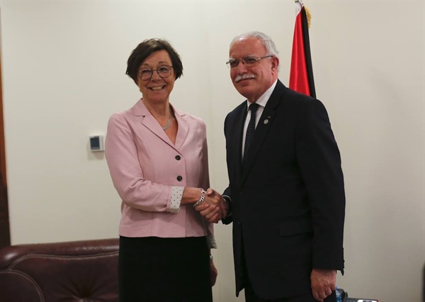 Malki briefs Swedish Minister of State for Foreign Affairs on latest developments