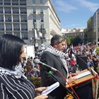 مهرجان الأول من أيار في أثينا يأخذ طابع التضامن مع الشعب الفلسطيني ومواجهة السياسات الامريكية