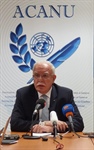 ‎المالكي في مؤتمر صحفي في  الأمم المتحدة - جنيف: الحماية الدولية والمساءلة عنوان الحراك الفلسطيني الدولي