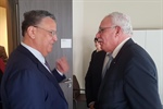 الوزير د.رياض المالكي يلتقي وزير العدل المغربي في جنييف