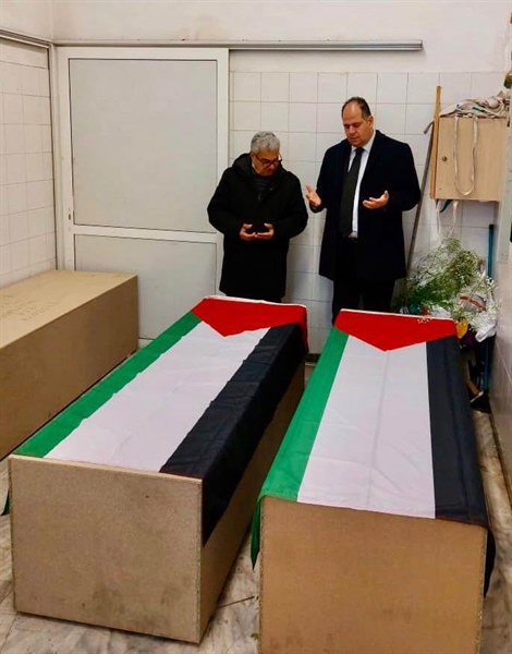 الخارجية والمغتربين// استكمال إجراءات نقل جثماني شهيدي لقمة العيش إلى ذويهم في قطاع غزة