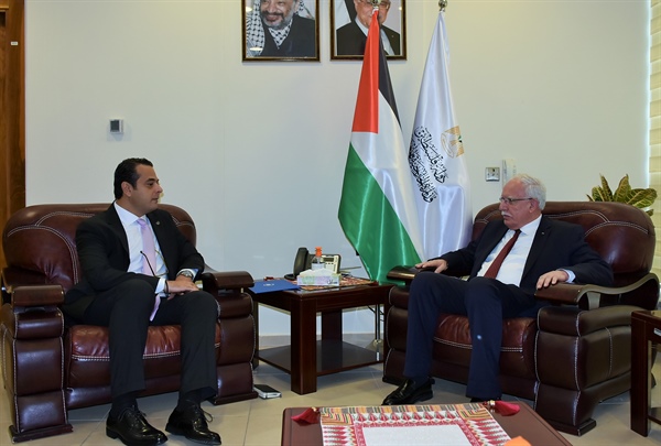 الوزير د.المالكي يستقبل ممثل برنامج الاغذية العالمي في فلسطين