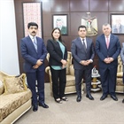 السفير حزوري يستقبل وفد من مكتب العلاقات الخارجية الفرع الثالث للاتحاد الوطني الكردستاني في أربيل