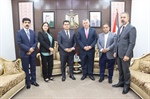 السفير حزوري يستقبل وفد من مكتب العلاقات الخارجية الفرع الثالث للاتحاد الوطني الكردستاني في أربيل