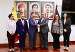 لدى استقباله السفير الزهيري، وزير الخارجية الفنزويلي يؤكد على دعم بلاده المطلق لفلسطين